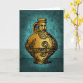 Bellarmine Witch Bottle Kaart (Gele Bloem)