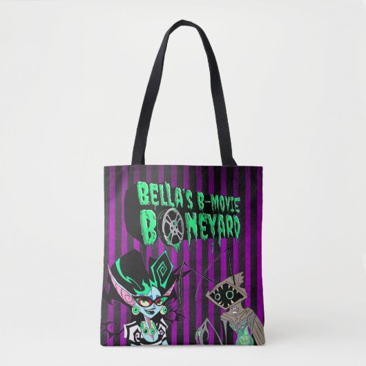 Bella's B-Movie Boneyard Tote Bag (Voorkant)