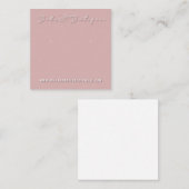 Bellas Boutique Oorbellen Display Card Vierkante Visitekaartje (Voorkant / Achterkant)