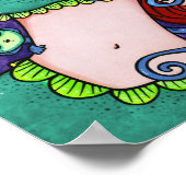 "Bella's Zee-apen" Fairy Mermaid Fantasy Art Poster (Hoek)