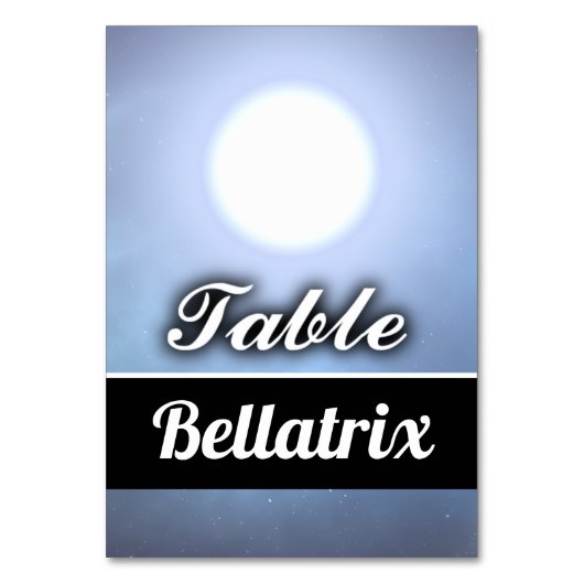 Bellatrix Kaart (Voorkant)