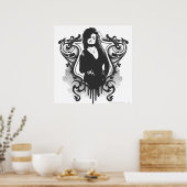 Bellatrix Leodd Dark Arts Design Poster (Keuken)