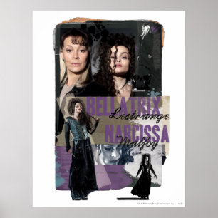 Bellatrix Leodd en Narcissa Malfoy Poster