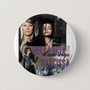 Bellatrix Lestrange en Narcissa Malfoy Ronde Button 5,7 Cm
