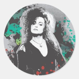 Bellatrix Lestrange Grafisch Logo Ronde Sticker