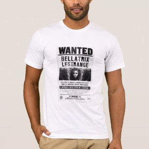 Bellatrix Lestrange Wanted Poster T-shirt