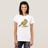 Bellbird Korimako NZ vogel T-shirt (Voorkant volledig)