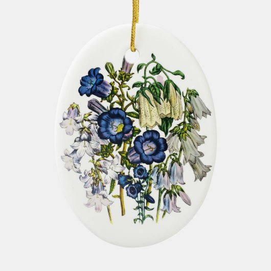 Bellbloemen Keramisch Ornament (Voorkant)