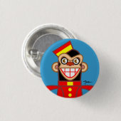 Bellboy Chimp Ronde Button 3,2 Cm (Voorkant /achterkant)