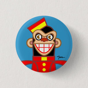 Bellboy Chimp Ronde Button 3,2 Cm