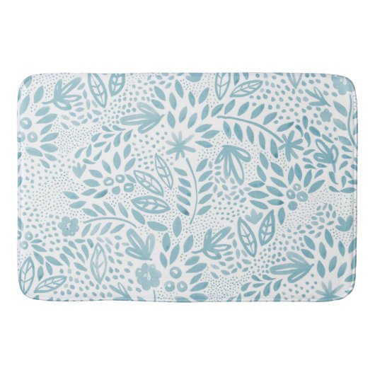 Belle Blue Bath Mat (Voorkant)