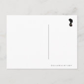 Belle ~ Briefkaart / De datum opslaan (Achterkant)