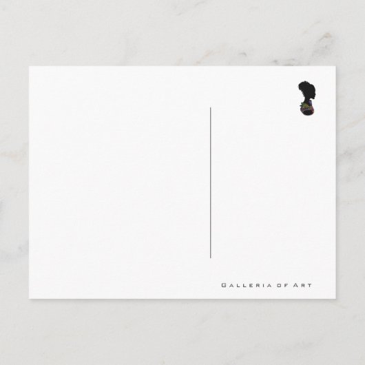 Belle ~ Briefkaart / De datum opslaan (Achterkant)