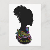 Belle ~ Briefkaart / De datum opslaan (Voorkant)