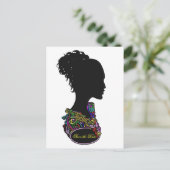 Belle ~ Briefkaart / De datum opslaan (Staand voorkant)