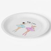 Belle Dancer, een tweeling Papieren Bordje (Gekanteld)