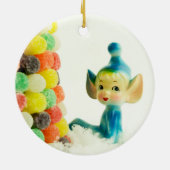 Belle de Pixie Elf Keramisch Ornament (Achterkant)