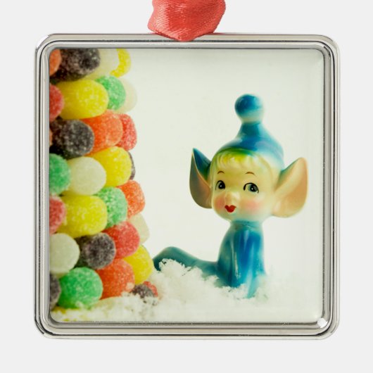 Belle de Pixie Elf Metalen Ornament (Voorkant)