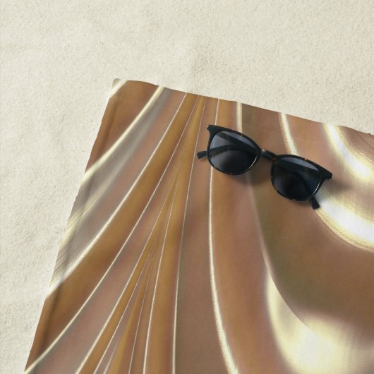 Belle Drape Elegant Patroon Monogram Strandlaken (In situ)