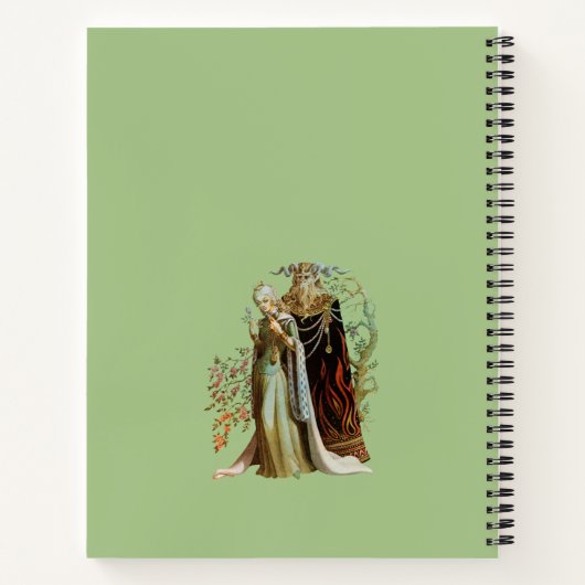 Belle en het Beest Spiral Notitieboek (Achterkant)