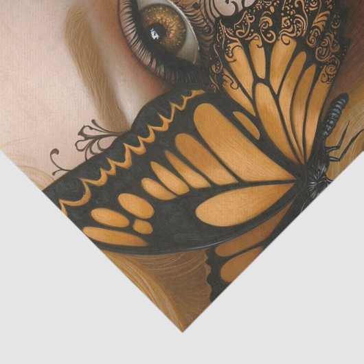 Belle en vlinders Blonde Edition19 Tissuepapier (Detail)