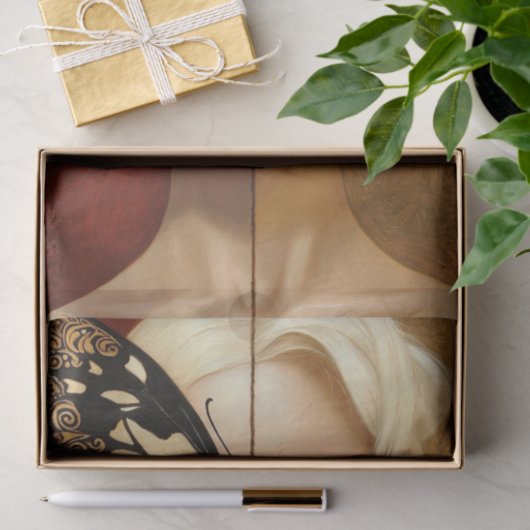 Belle en vlinders Blonde Edition22 Tissuepapier (Geschenk)