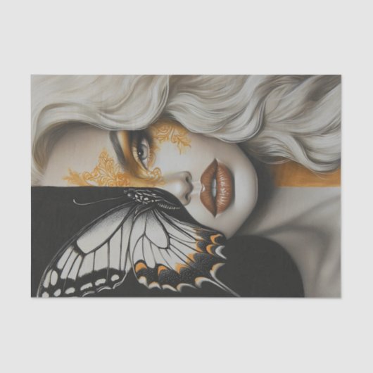 Belle en vlinders Blonde Edition25 Tissuepapier (Voorkant)