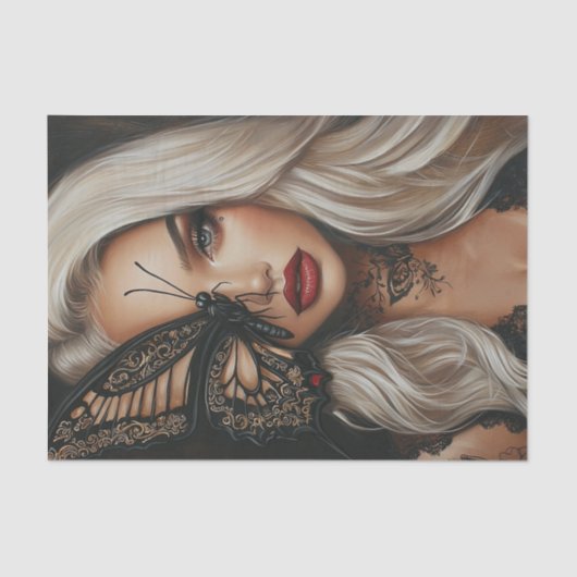 Belle en vlinders Blonde Edition26 Tissuepapier (Voorkant)