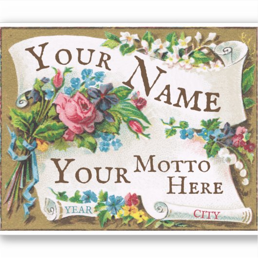 Belle Epoch French Perfume Blank Lijst Sticker (Voorkant)