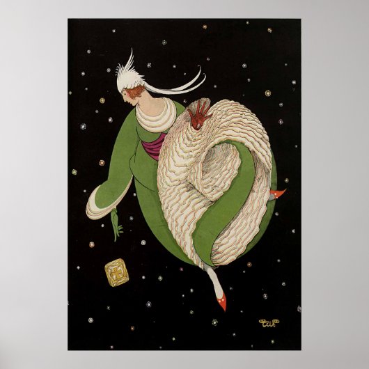 Belle Epoch - Vrouw en sterren Poster (Voorkant)