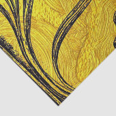 Belle Epoque, Art Nouveau, , goud, zwart, vrouw Tissuepapier (Detail)