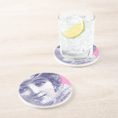 Belle Epoque Beauty  Mode Bord Zandsteen Onderzetter (Zijkant)