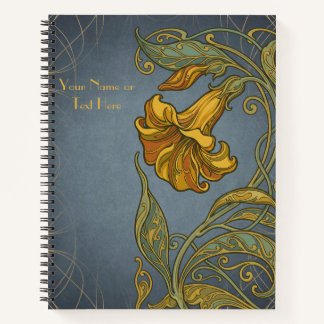 Belle Époque Botanicals: Art Nouveau Allamanda Notitieboek