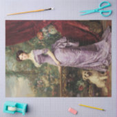 BELLE ÉPOQUE ENGLISH GARDEN Portrait Art Tissuepapier (Craft)