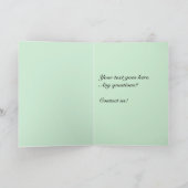 Belle epoque Franse dame Gelukkig Nieuwjaar Feestdagen Kaart (Binnen)