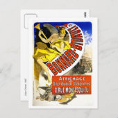  Belle epoque Franse poster printers Cheret Briefkaart (Voorkant / Achterkant)