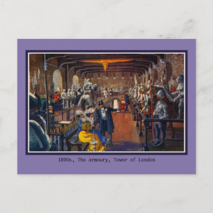 Belle epoque interior armory The Tower of London Briefkaart