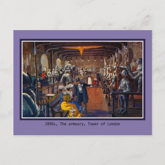Belle epoque interior armory The Tower of London Briefkaart (Voorkant)