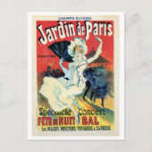  belle epoque jardin de Paris Briefkaart (Voorkant)