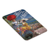 Belle Epoque Nice Winter Reisposter Magneet (Rechterzijde)