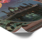 Belle Epoque Nice Winter Reisreis Poster (Hoek)