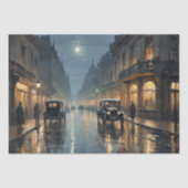 Belle Époque straatverlichting - Decoupage - Tissuepapier (Voorkant)