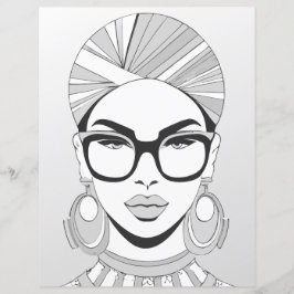 Belle Fille | kleurplaat