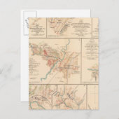 Belle Grove gevecht Briefkaart (Voorkant / Achterkant)