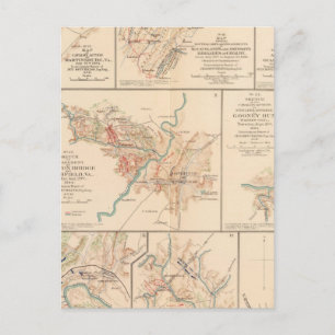 Belle Grove gevecht Briefkaart