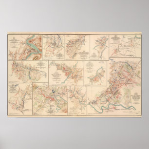 Belle Grove gevecht Poster