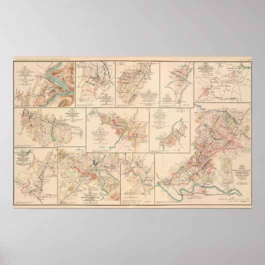 Belle Grove gevecht Poster (Voorkant)