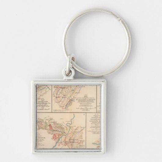 Belle Grove gevecht Sleutelhanger (Voorkant)