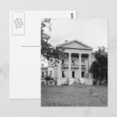 Belle Grove Plantation Louisiana Briefkaart (Voorkant / Achterkant)
