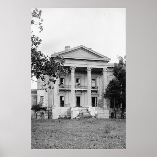Belle Grove Plantation Louisiana Poster (Voorkant)